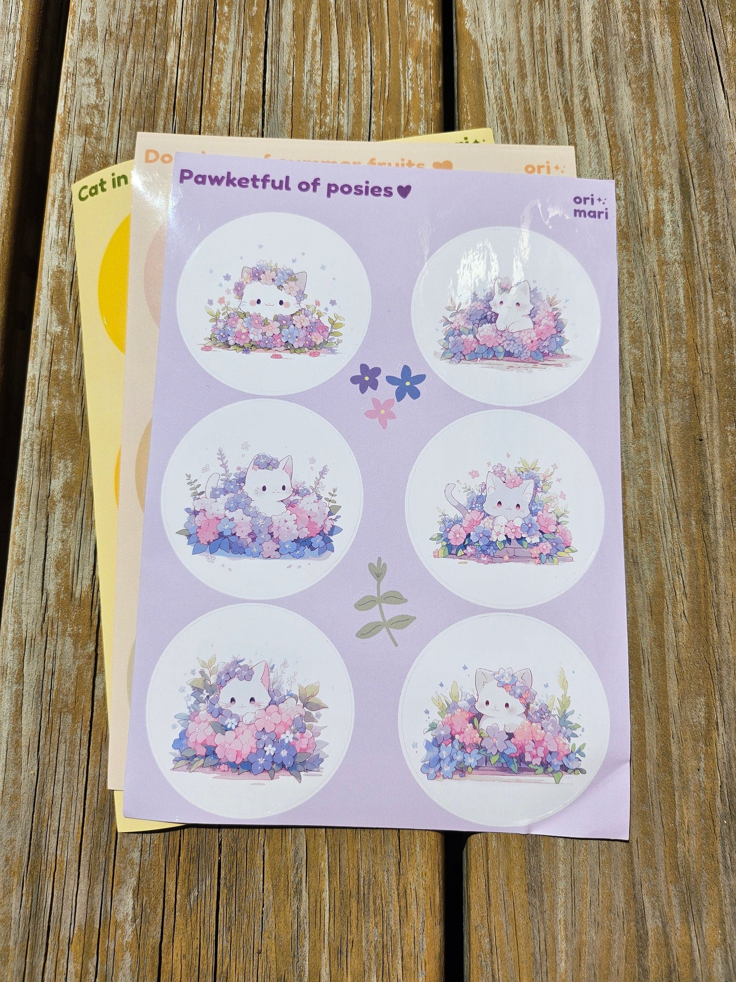Pawketful of Posies Sticker Sheet