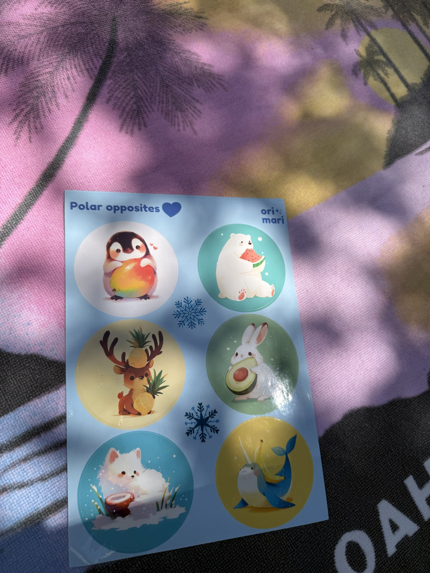Polar Opposites Sticker Sheet