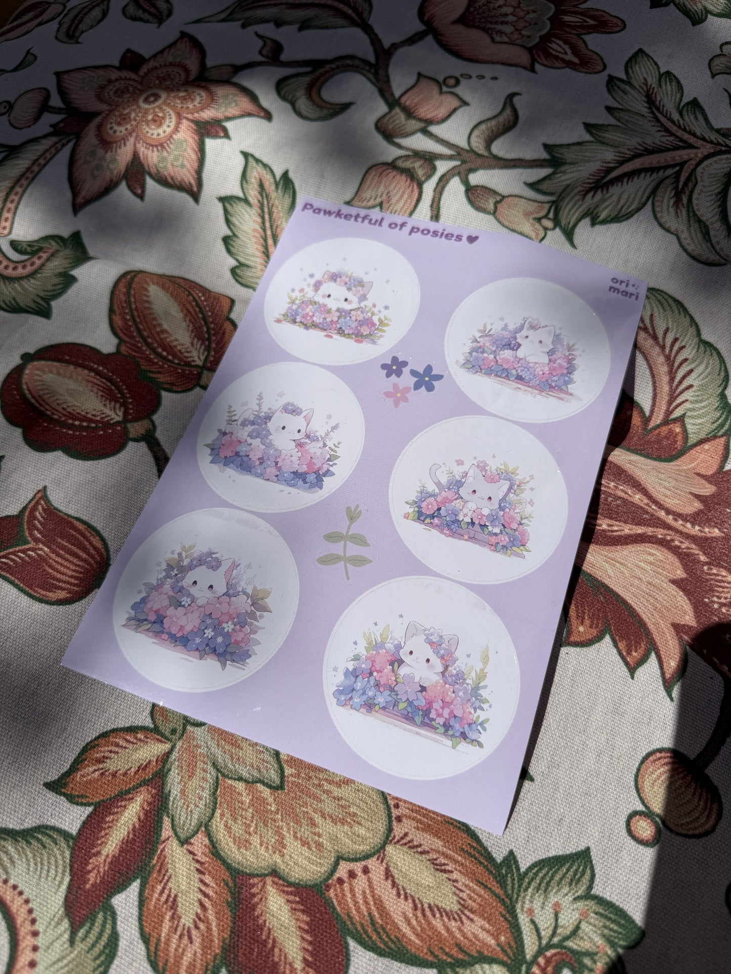 Pawketful of Posies Sticker Sheet